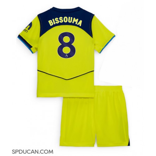 Dječji Nogometni Dres Tottenham Hotspur Yves Bissouma #8 Rezervni 2025-26 Kratak Rukav (+ Kratke hlače)